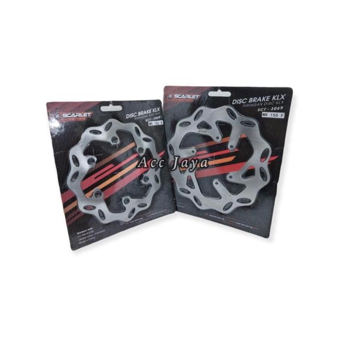 ใหม่ชุดจานดิส Scarlet ด้านหน้าด้านหลัง Klx 150 Crf 150L Wr155 จัดส่งฟรี