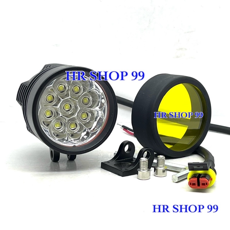 MATA 9-Eye 90 วัตต์ L9X Led Spotlight พร้อมเลนส์สีเหลืองฟรี