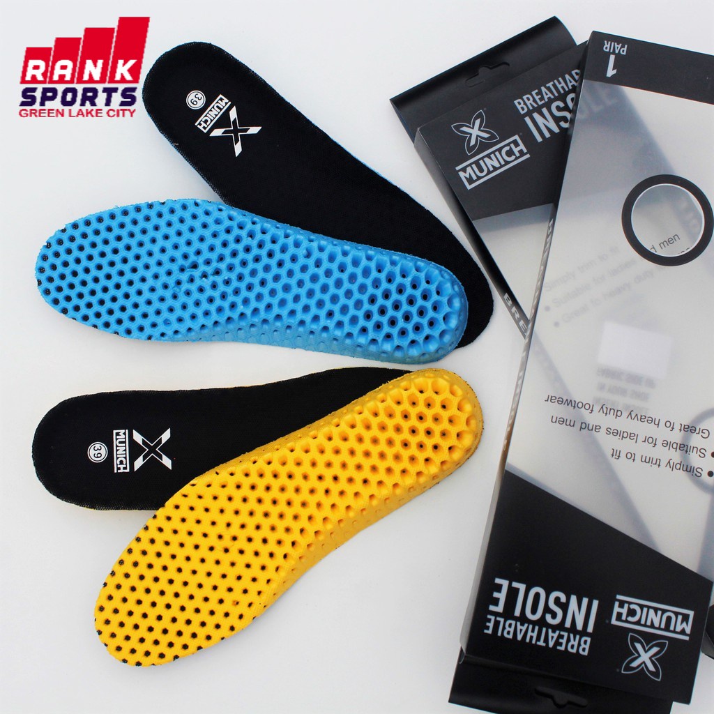 X Munich Shoe Insole พื้นรองเท้าระบายอากาศ