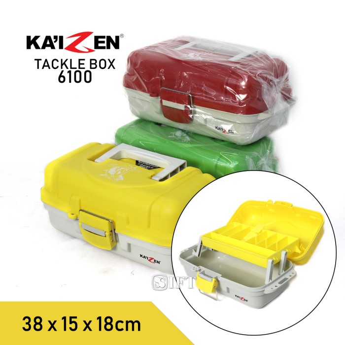 ล่าสุด Fishing Tackle Box Kaizen Tackle Box 6100 Kaizen