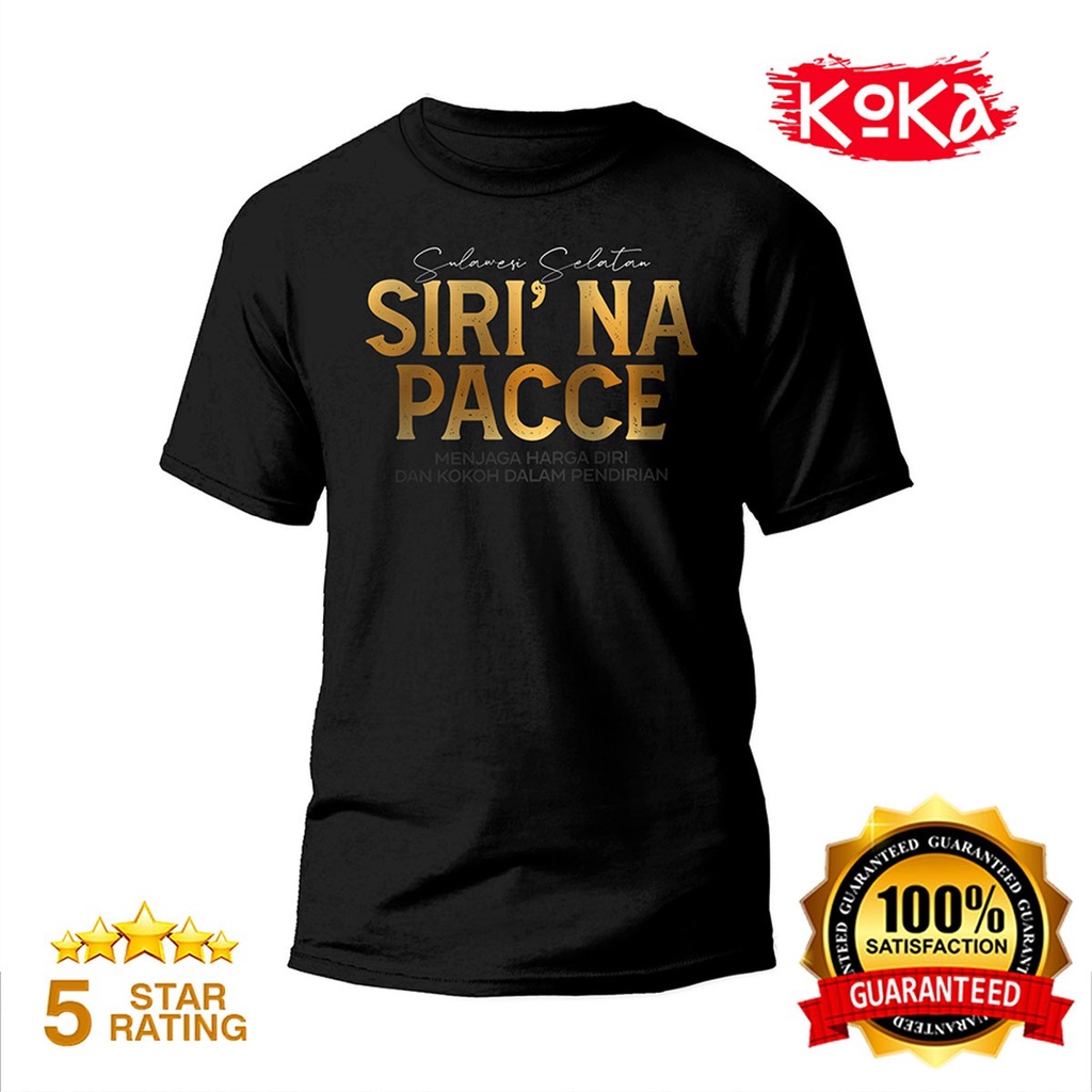 เสื้อยืด Sirina PACE Premium Distro JENEPONTO Typical T-Shirt - JNP5