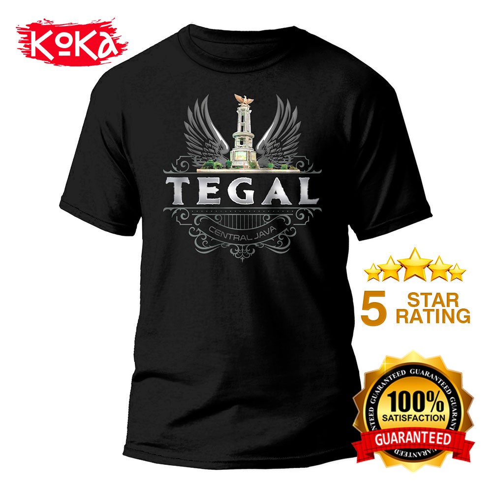 Tougu PANCASILA Premium Distro เสื้อยืด Typical TEGAL - SLW5