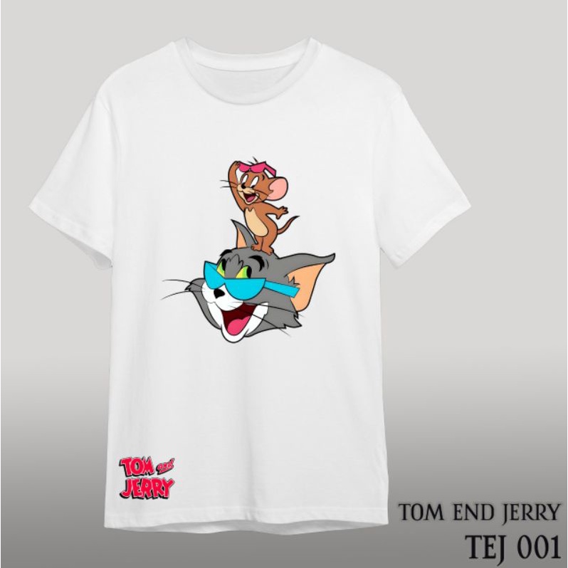 เสื้อยืดแขนสั้น พิมพ์ลาย Tom End Jerry TEJ สําหรับผู้ชาย 001-003