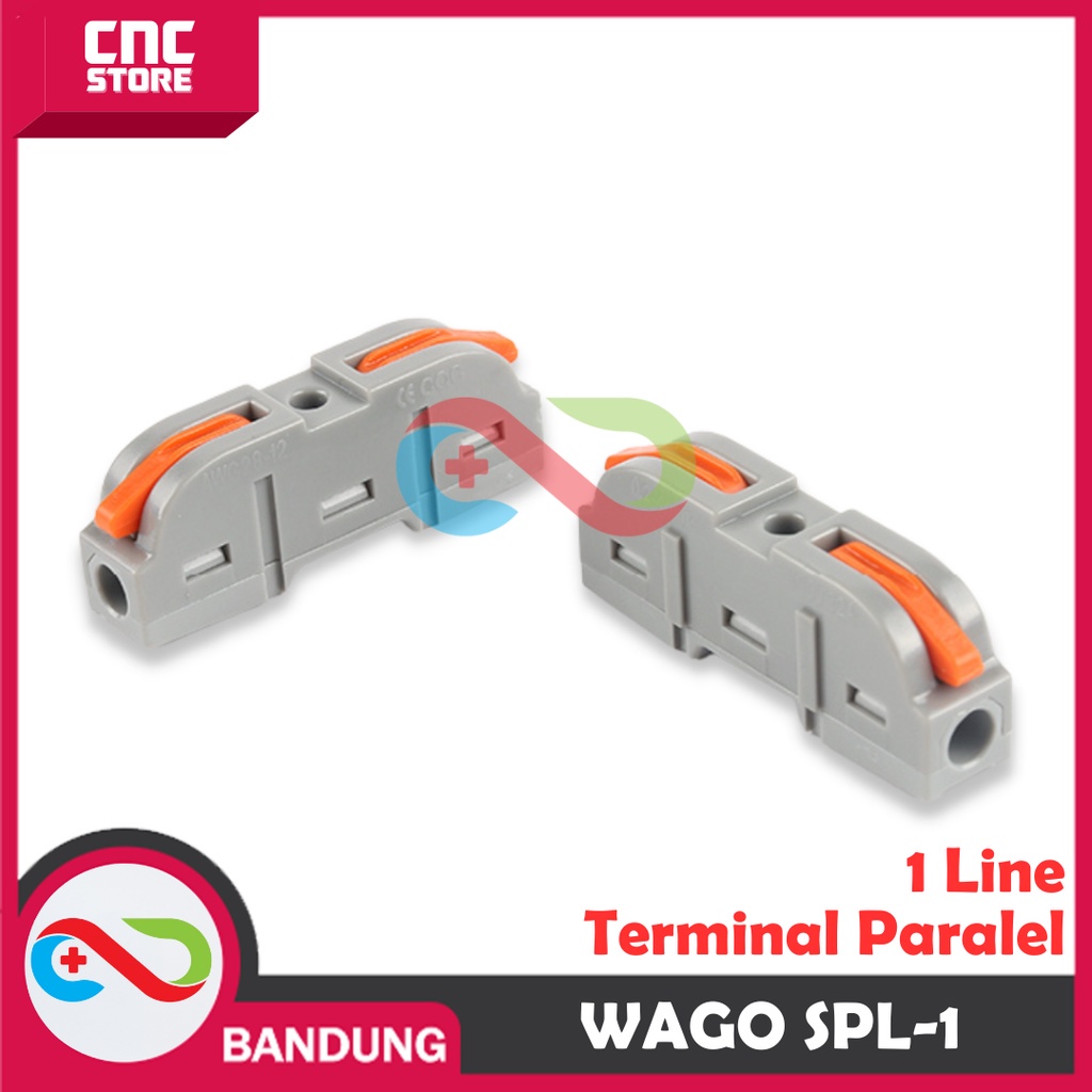 TERMINAL PARALLEL 1 เส้น CONNECTOR CONNECTOR BLOCK WAGO SPL-1