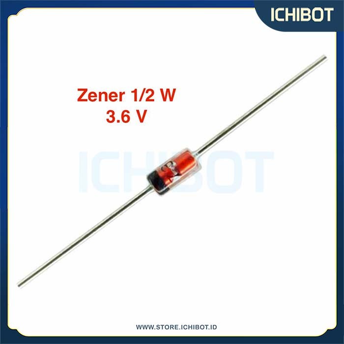 (10 ชิ้น) Zener 3v6 1/2 W Diode 3.6v