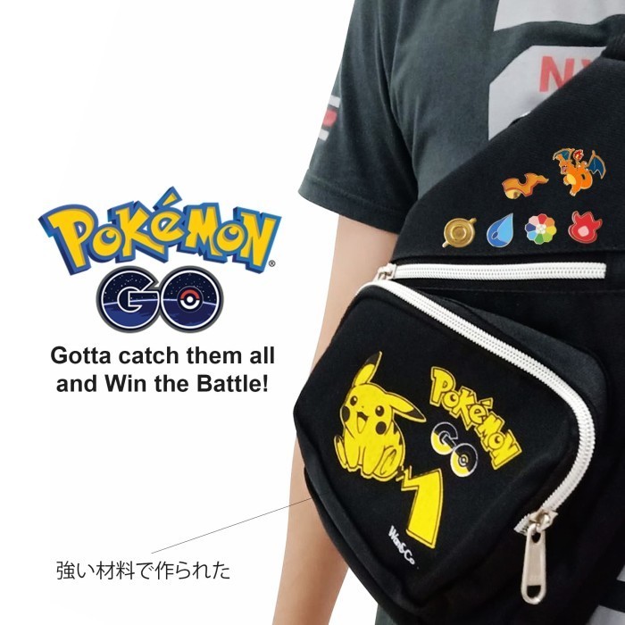 Hafuza Best Pokemon Go Sling Bag And