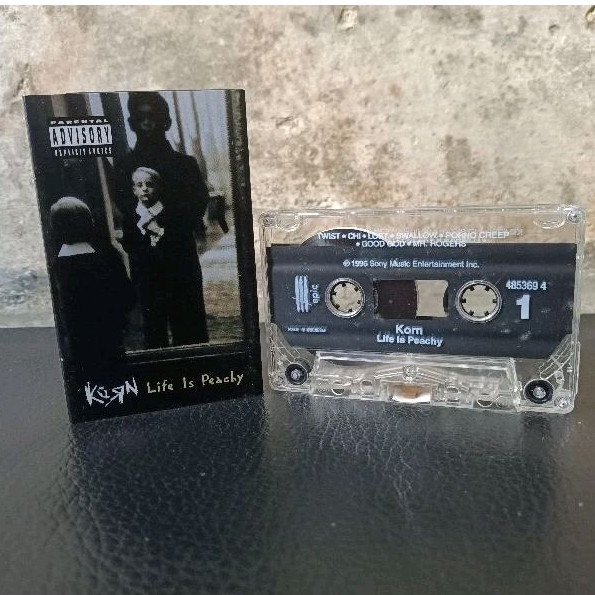 Korn Tape Cassette - Life Is Peachy (Unit) เทปคาสเซ็ตตัวเลข