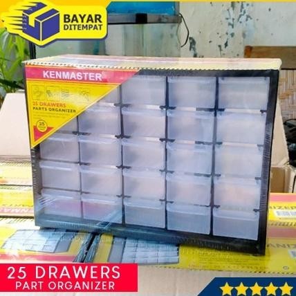 Kenmaster Organizer 25-Slot Drawer Rack อะไหล่กล่องส่วนประกอบ