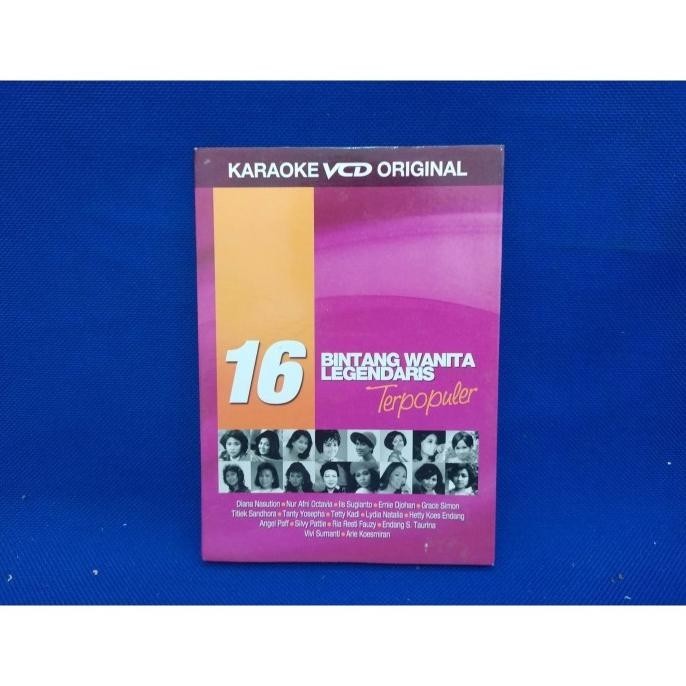 Karoke VCD Original 16 Legendary Women& 39;s Bintan