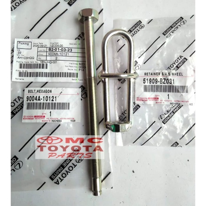 GANTUNGAN ใหม่ยางอะไหล่แขวน Bolt สําหรับ Toyota Avanza Xenia Calya Sigra