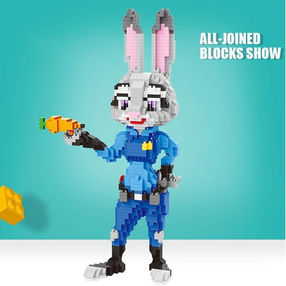 Meng Dong Li Zootopia Judy LEGO Figure 588 บล็อกของเล่นบล็อกตัวต่อ - 9233