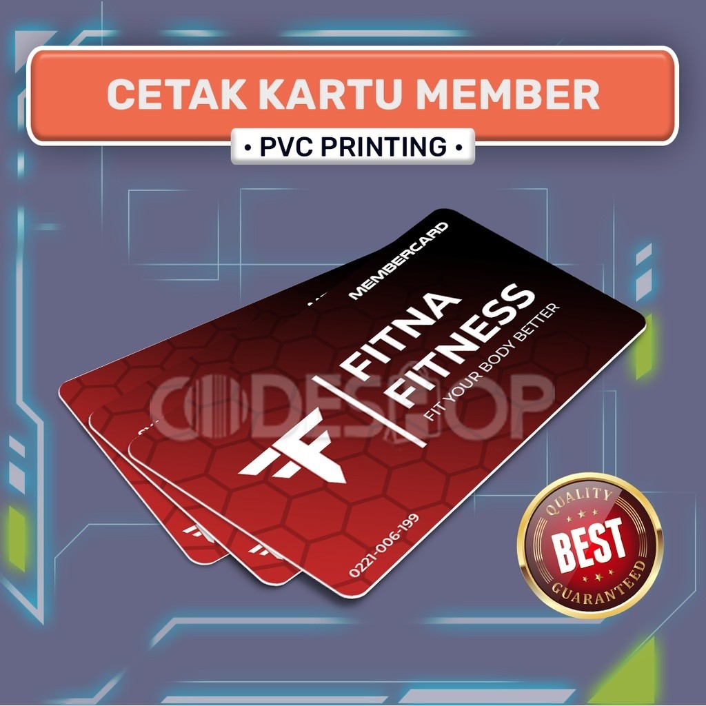 Print Premium PVC GYM Member Card Samples
