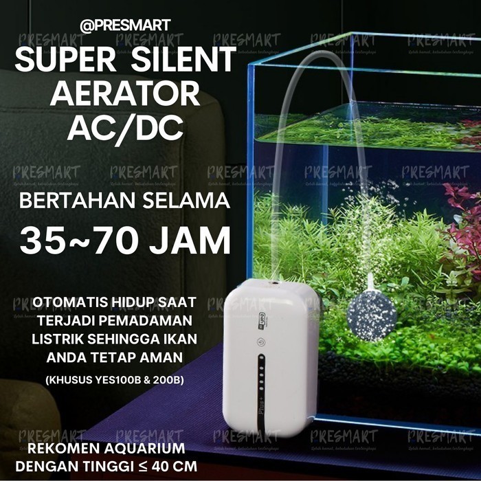 SILENT AIR PUMP AC DC USB AIR PUMP ออกซิเจน AIRATOR