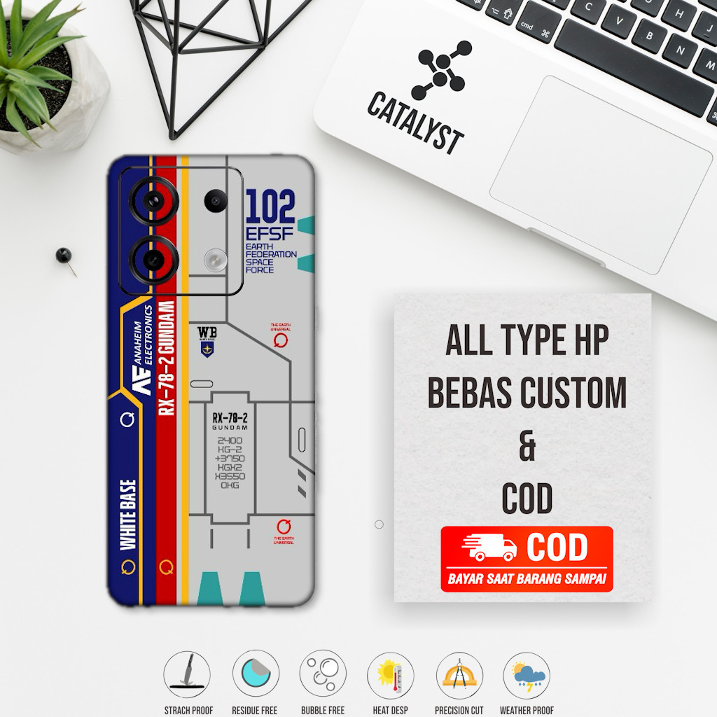 Garskin Skin Redmi Note 13 Pro 5G Fullbody gndm series ซื้อ 1 แถม 2 - ปรับแต่งได้ - Motif 6EQ