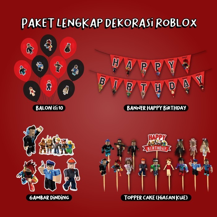 Roblox Hbd ล่าสุด แพ็คเกจตกแต่งสุขสันต์วันเกิด ตกแต่งวันเกิด