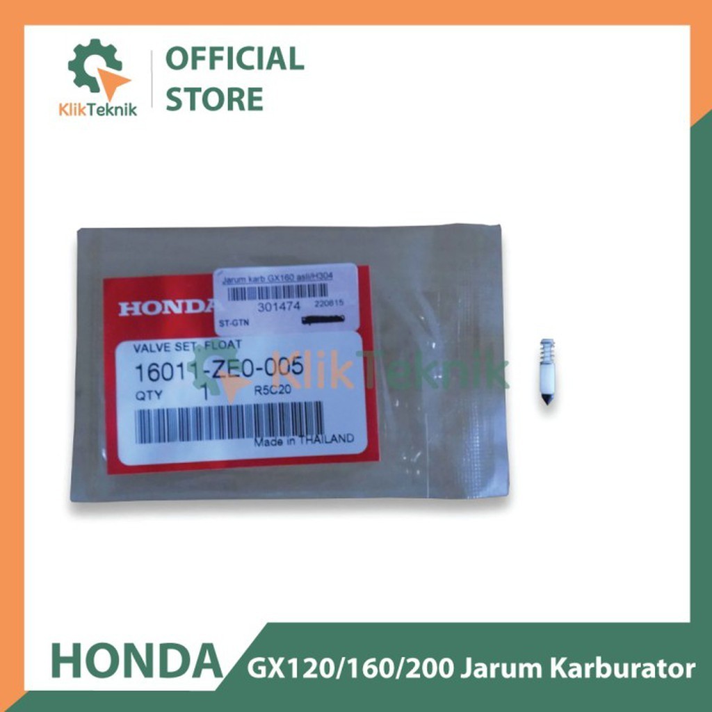 HONDA ชุดเข็ม/วาล์วคาร์บูเรเตอร์ GX120/GX160/GX200 Honda เดิม