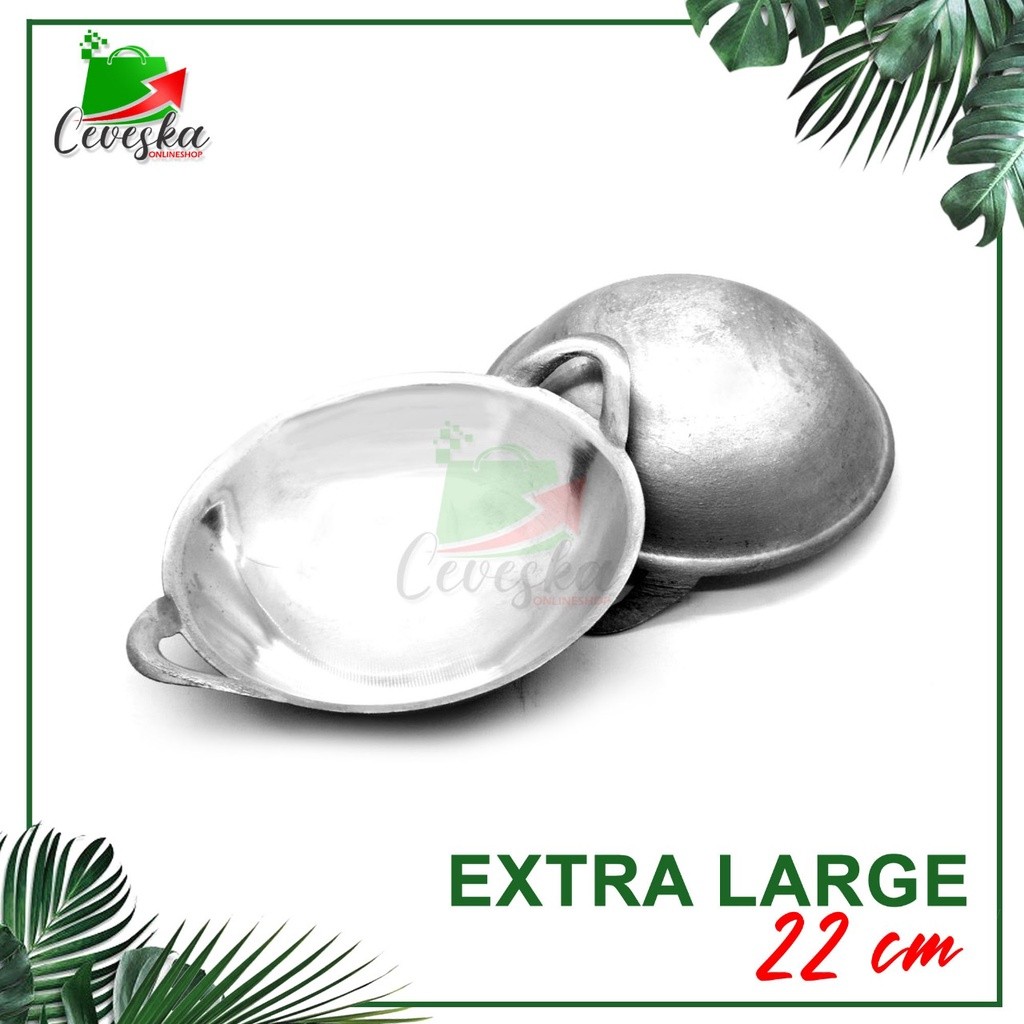 SURABI SERABI ALUMINIUM PAN SMALL MINI BATIK PAN 16 18 20 22 CM