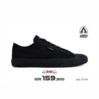  37-44 se Basic Low All Black - รองเท้าผ้าใบลําลอง สําหรับผู้ชาย ผู้หญิง