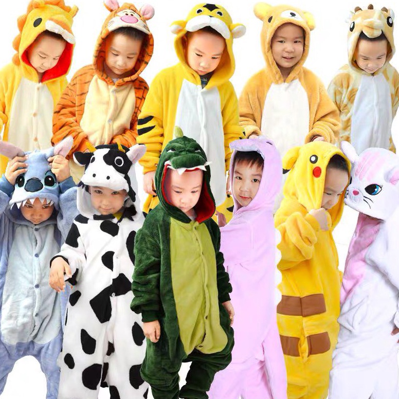 VIRAL ONESIE DORAEMON GIRAFFE EEYORE SULLEY PIKACHU DINO COSTUME