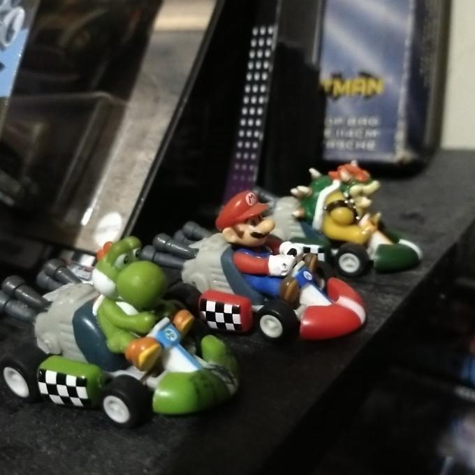 ชุดอุปกรณ์ดึงถอยหลัง ทรงหลวม สําหรับรถยนต์ Mario Kart