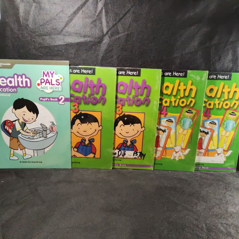 My Pals Are Here Health Education, 1, 2, 3, 4, I, II, III, IV, หนังสือนักเรียน, หนังสือกิจกรรม, Dr S