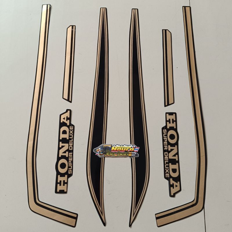 Honda gl 100 gl100 แถบทองสีดํา, รายการตัวถังคุณภาพมาตรฐาน