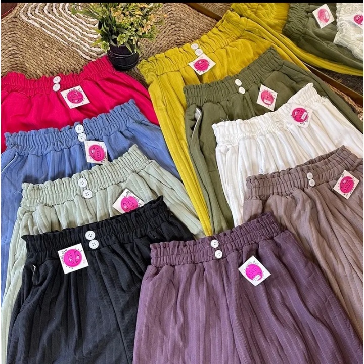 ปุ่มสตรี HORNET CULOT TROUSERS / HORNET PANT / THICK KNIT HORNET CULOT TROUSERS