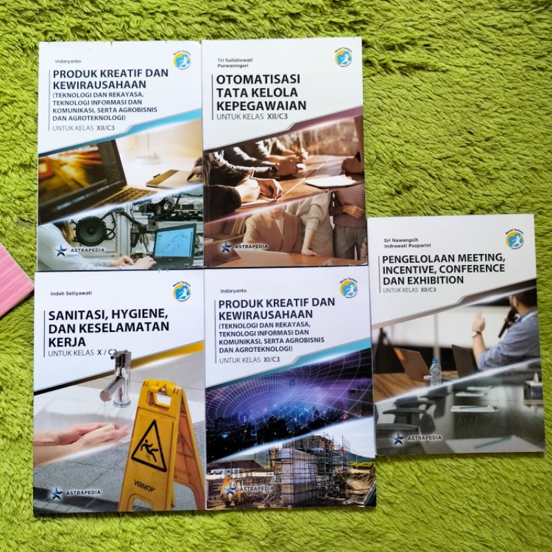 หนังสือต้นฉบับของผลิตภัณฑ์ CREATIVE และ ENTREPRENEURSHIP AUTOMATION MANAGEMENT OF HYGIENE และ WORK S