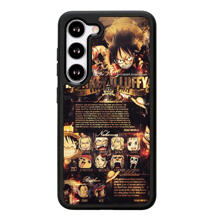 เคส Samsung Galaxy S23 S22 S21 Ultra Plus FE 5G Monkey D luffy DF563