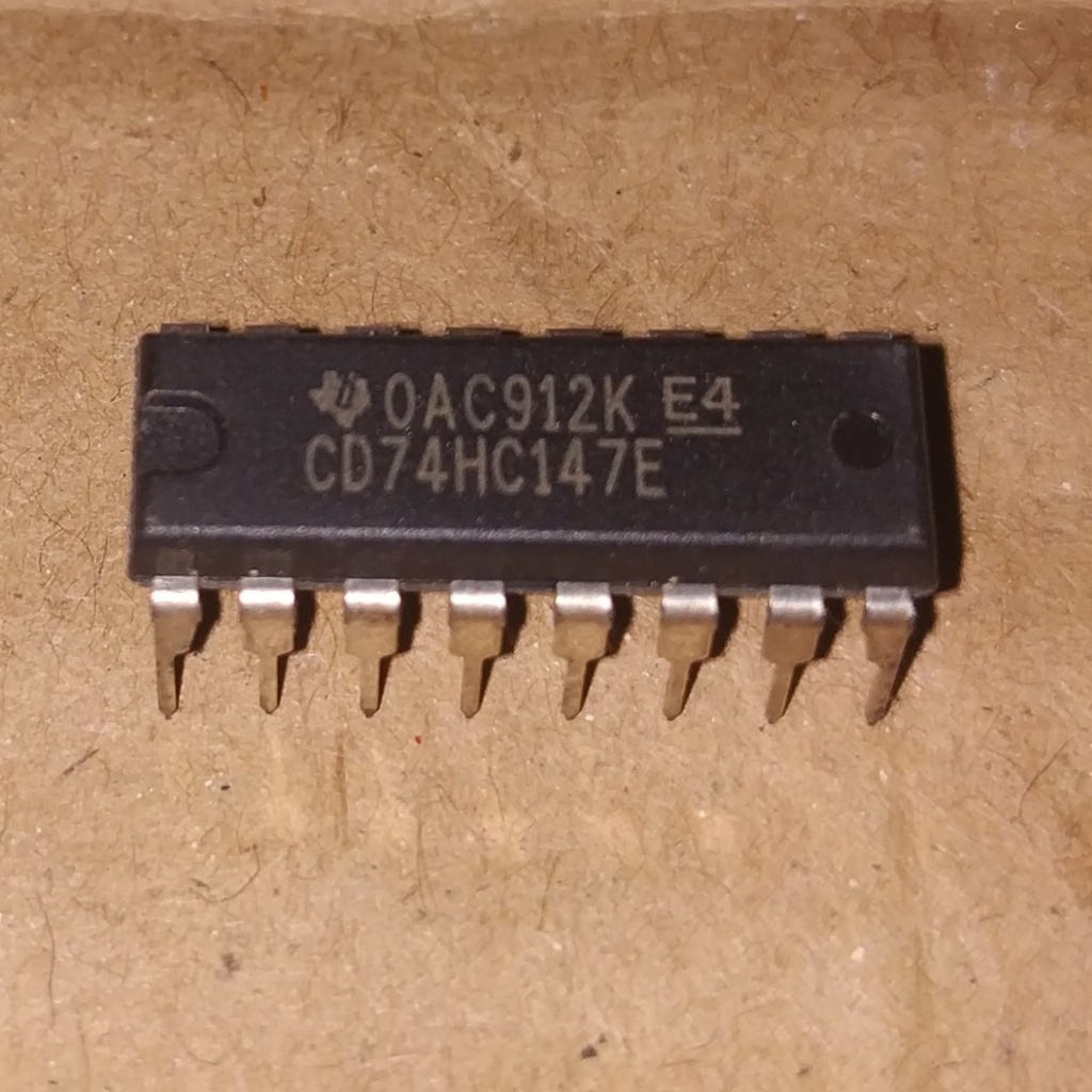 IC 74HC147 CD74HC147 HD74HC147 M74HC147 MC74HC147 MM74HC147 MN74HC147 SN74HC147 TC74HC147 SERIES 740