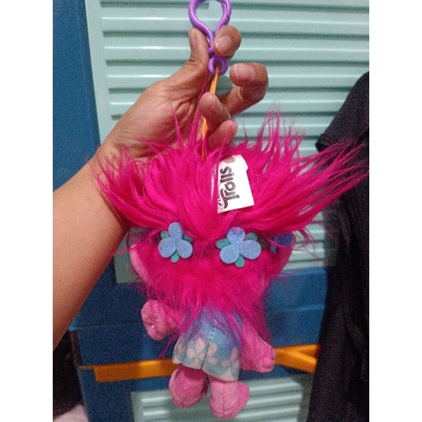 พวงกุญแจตุ๊กตา Preloved Poppy Trolls