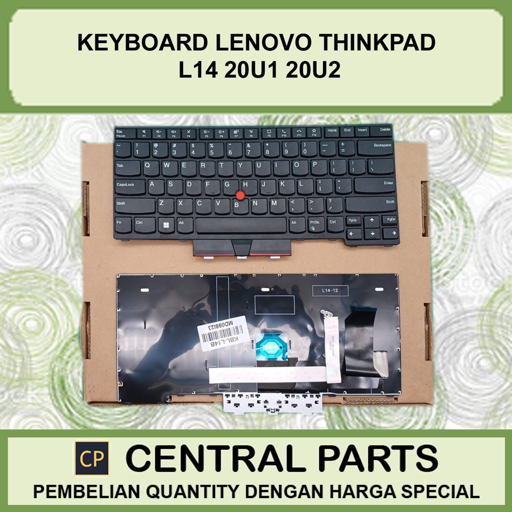 คีย์บอร์ดสําหรับ Lenovo Thinkpad L14 20u2 20u1