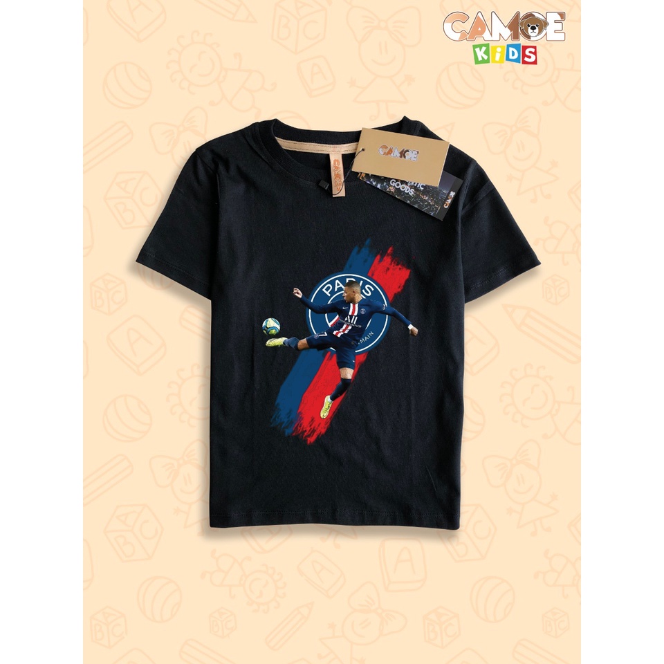 เสื้อยืดเป้าหมาย Kylian Mbappe KIDS