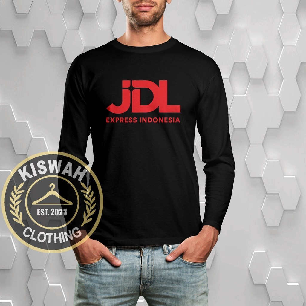 JDL Express เสื้อยืดอินโดนีเซียแขนยาวเสื้อบริษัท