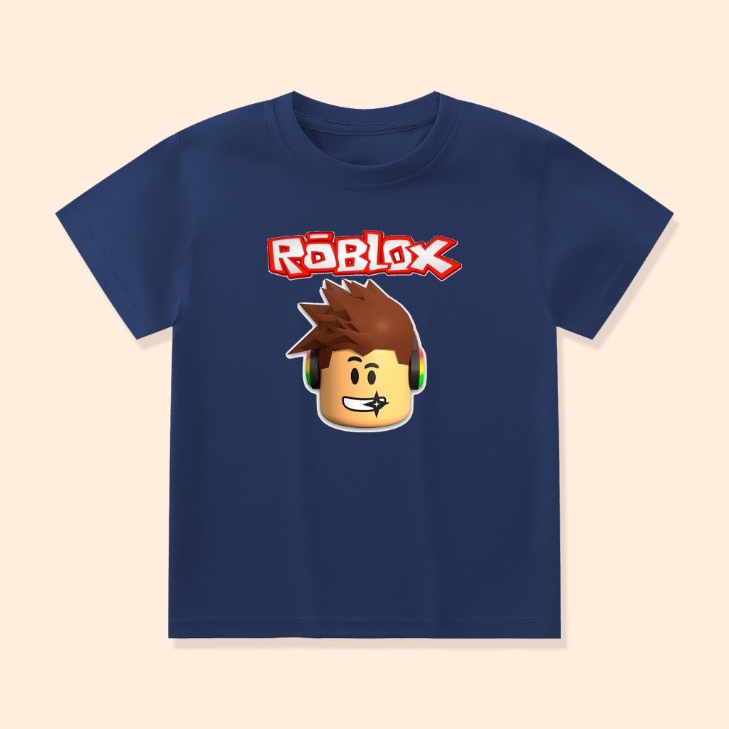 เสื้อยืด พิมพ์ลาย Roblox Game ROB-01 สําหรับเด็กผู้ชาย และเด็กผู้หญิง