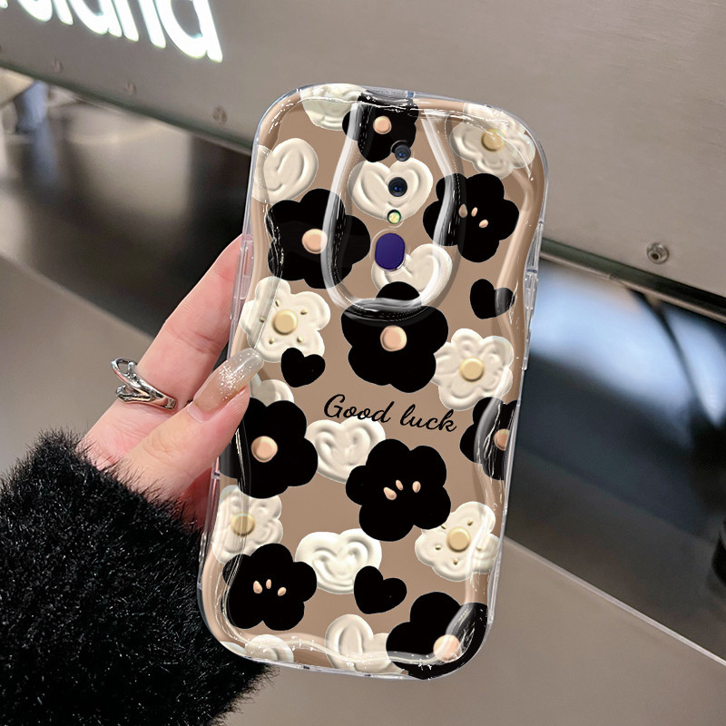 เคสโทรศัพท์มือถือ แบบนิ่ม ลายดอกไม้น่ารัก สําหรับ OPPO F11 A9 2019 A9x