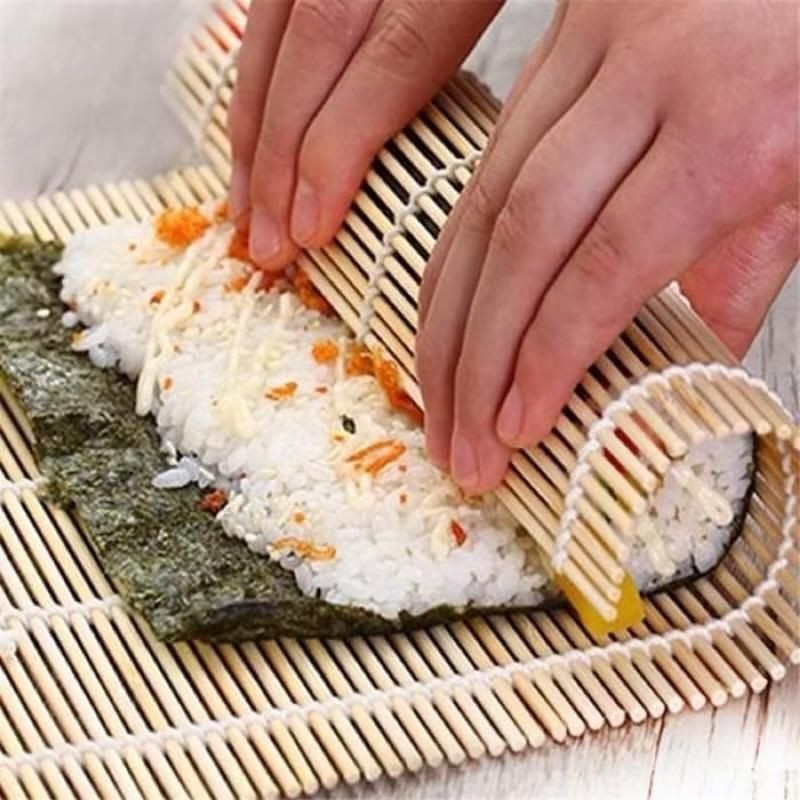 SUSHI ROLLING MAT MAKISU BAMBOO SUSHI MOLD ROLLING MAT / BAMBOO ROLLING MAT PREMIUM