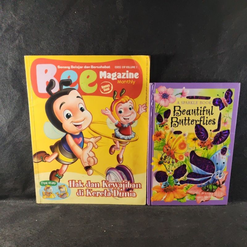 Bee Magazine หนังสือรายเดือน Edition 09 Vol 1, A Sparkle Book Beautiful Butterflies
