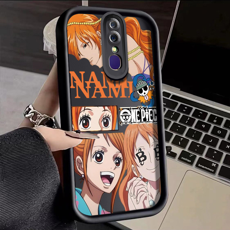 Hp OPPO F11 OPPO A9 2019 OPPO A9x Case Nami สวยและลูฟี่เคสโทรศัพท์มือถือลายชิ้นเดียวเคสป้องกันซิลิโค