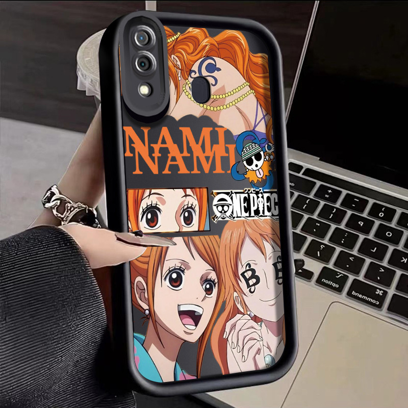 เคส HP Samsung Galaxy A30 A20 M10s Nami เคสโทรศัพท์มือถือลายชิ้นเดียวที่สวยงามและลูฟี่เคสป้องกันซิลิ