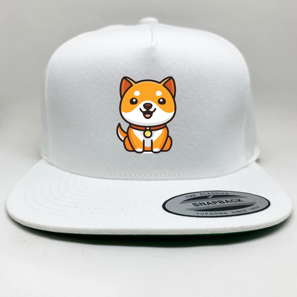 หมวก Camo Snapback Crypto Meme Coin Baby Doge