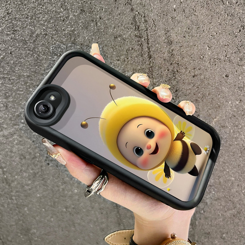 HP VIVO Y81 VIVO Y81i VIVO Y81s VIVO Y83 กรณี Bee รูปแบบป้องกันกรณีใหม่ซิลิโคนอ่อนนุ่มเคสโทรศัพท์ 2 