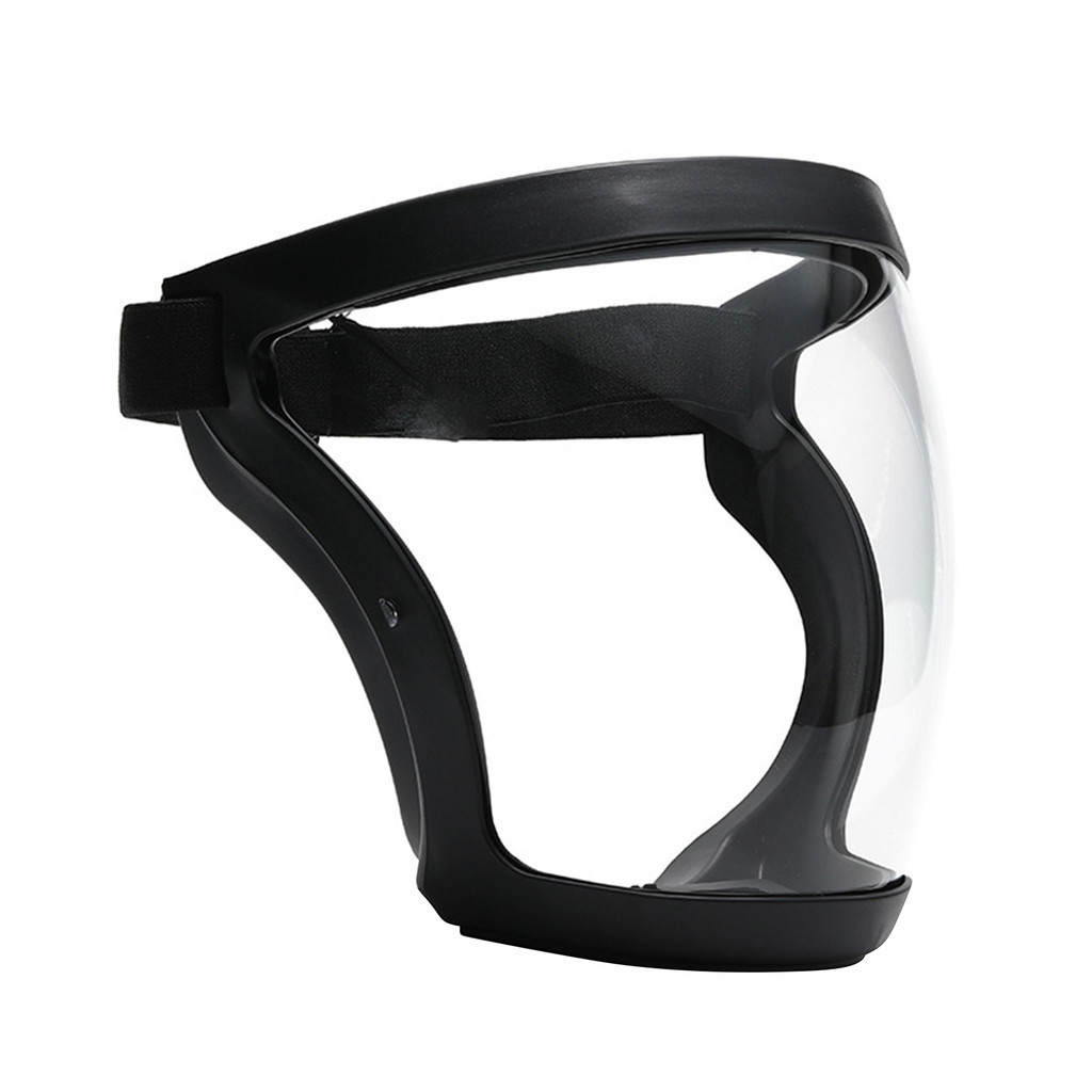 Lokal (Local🌹Full Face Shield Clear Protective Face Cover Anti Fog กันน ้ ําWindproof Breathable Safety Face ShieldในตัวAnti PM2.5 Filterสําหรับทําความสะอาดทํางานขี ่ จักรยาน