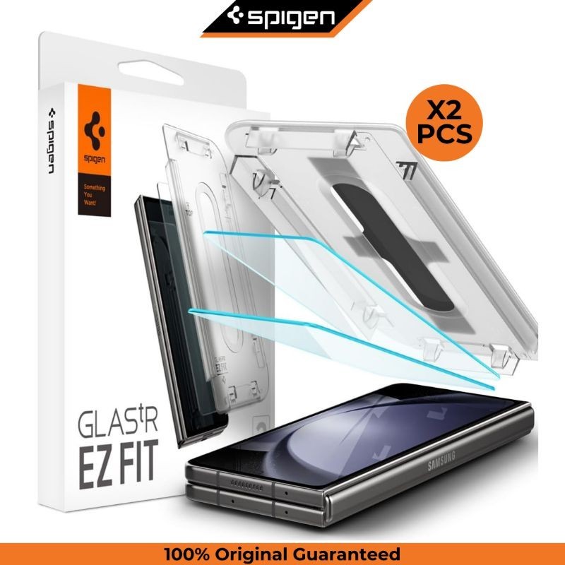 กระจกนิรภัย Samsung Galaxy Z Fold 5 Fold5 5G Spigen EZ FIT ใส ป้องกันหน้าจอ