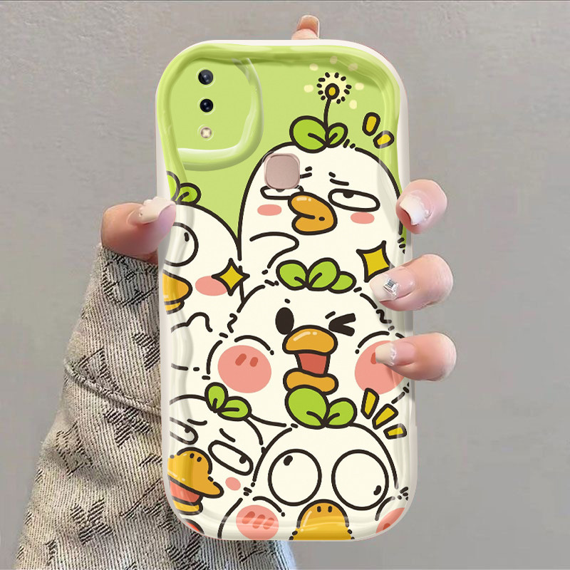 HP VIVO V9 V9 Pro V9 Youth Y85 Y85A Z1i Z3x Case Samoye และรูปแบบเป็ด Softcase ซิลิโคนอ่อนนุ่มใหม่ S