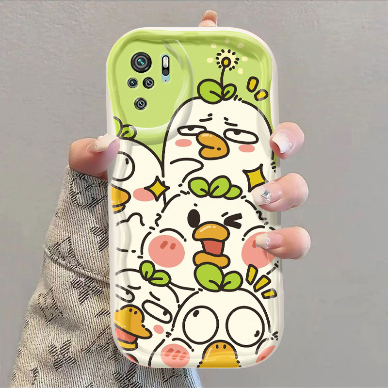 HP Xiaomi Redmi Note 10 Note 10s Note 11 SE POCO M5s Case Samoye และรูปแบบเป็ด Softcase ซิลิโคนอ่อนน