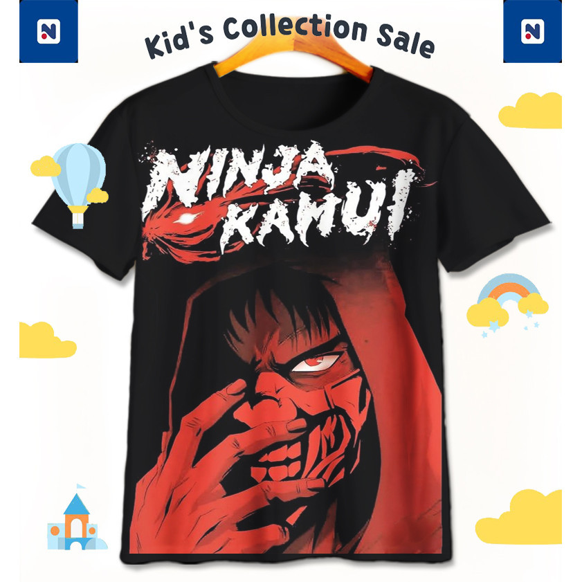 Ninja Kamui Kids T-Shirt v1 Cute Ninja Kamui Cartoon Animation Film for Children 3D Printing for Age