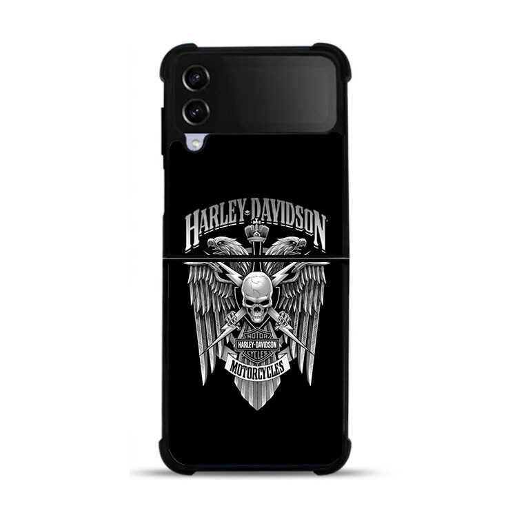 เคส เคส Samsung Galaxy Z Flip 3 Z Flip 4 Z Flip 5 5G มอเตอร์ Harley DF736