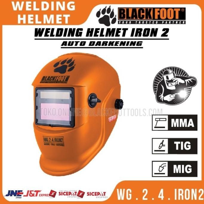 BLACKFOOT - WELDING HELMET IRON 2 AUTO DARKENING WELDING MASK