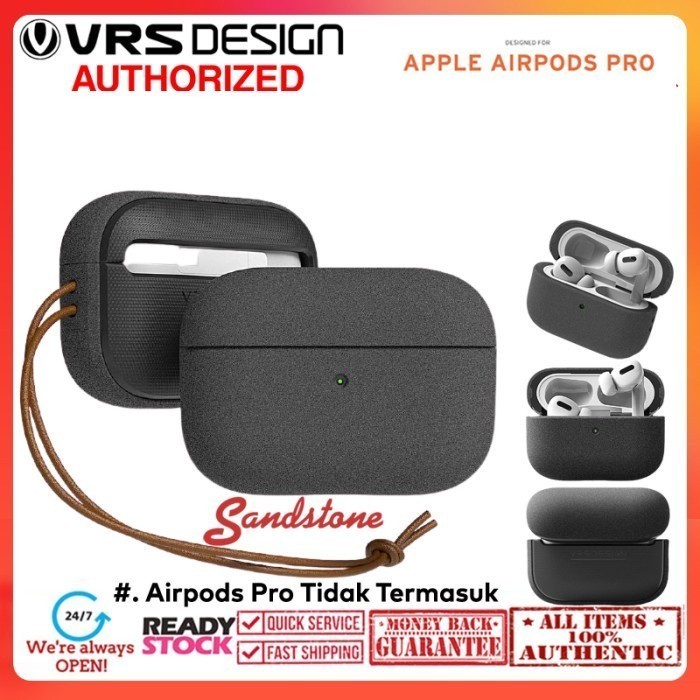 VRS Case Airpods Pro Case 2019 / Airpods 3 VRS Design Modern Sandstone Casing - โฟกัสหลัก